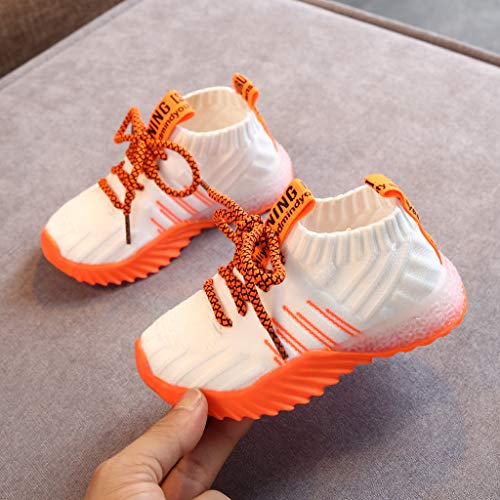 Kids Baby Girls Boys Sneakers Mesh LED Light Luminous Sport Shoes Toddler Infant Sneakers