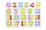 YouΞ Classic Wooden Numbers Puzzle Bundle Board