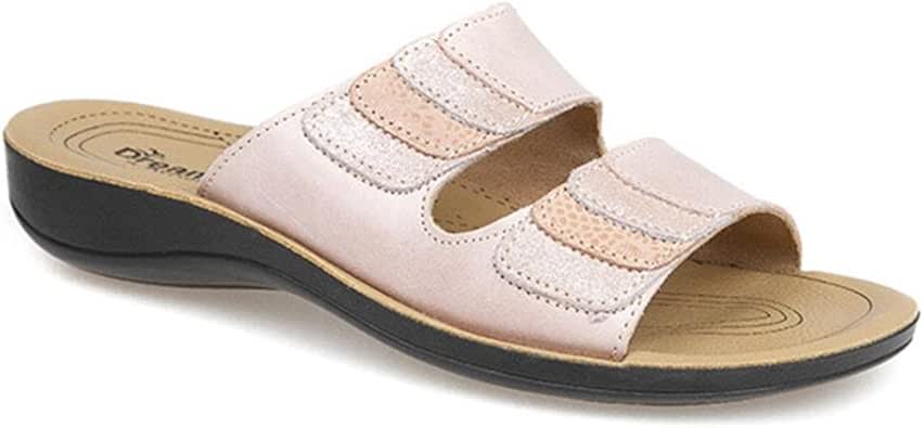 Fly Flot Leather Mule 127 185 Pink Shimmer