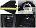 SPEC-D TUNING 5 Sp Suede Leather Manual Shift Boot Cover W/Blue Stitch Trim Compatible with Honda Civic, Acura Integra