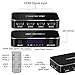 HDMI Switch 4x1 4K@60Hz, NEWPOWER 4 In 1 Out HDMI Switch with IR Wireless Remote and Audio Out, Max Bandwidth of 18Gbps, Support PS4/ Blu-ray DVD PC/ Apple TV/ Macbook
