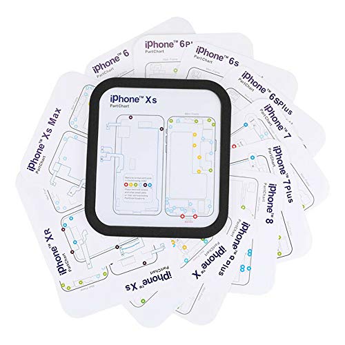 Eonding Chart Magnetic Screw Mat Maps for iPhone 6 6P 6S 7 7P 8 8P X XS ...