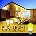 TCP 5 Watt LED Yellow Bug Light Bulbs | Energy Efficient (40W Equivalent) | A15 Yellow Bulb E26 Base | Non-Dimmable | Pack of 2