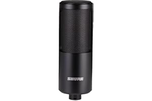 Shure SM4-K Studio Condenser Microphone – XLR Mic for Home Studio Recording, Vocals & Instruments with Mix-Ready Sound & All-Metal Construction, Black