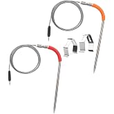 Replacement Probe of Weber iGrill 2 iGrill 3 Thermometer and Weber iGrill Mini &amp; iGrill Pro Replacement Probe (Red-Orange)