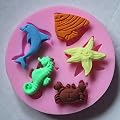 2015 Real New Sgs Baking Tools For Cakes Pizza Cozinha Marine Animals And Mold Of Mould Of Sea The Is Decorative Pattern Fm085