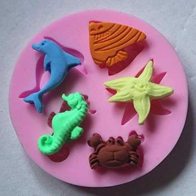 2015 Real New Sgs Baking Tools For Cakes Pizza Cozinha Marine Animals And Mold Of Mould Of Sea The Is Decorative Pattern Fm085