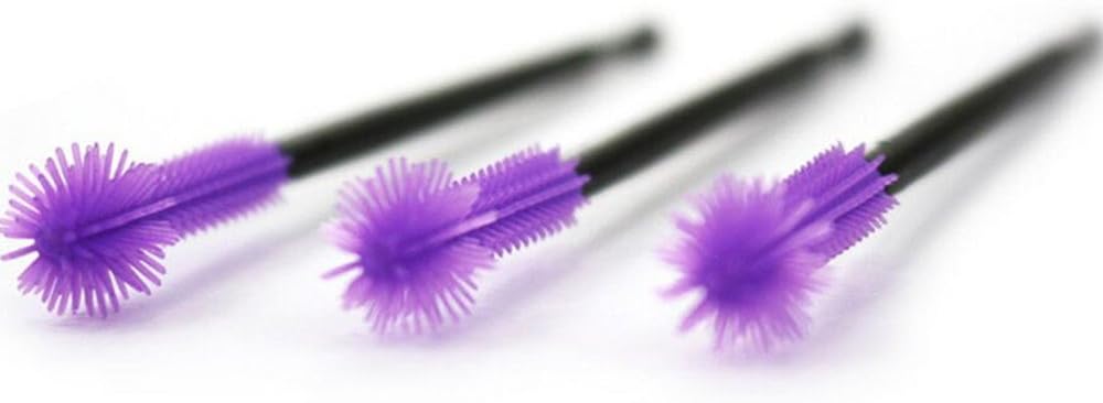 Coshine 100pcs 5 Styles Disposable Silicone Eyelashes Makeup Brushes Mascara Wands Applicator Spoolers Makeup Tool - Image 5