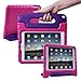 HDE iPad 6th Generation Case for Kids iPad 9.7 inch 5th and 6th Generation Cases for Kids Shock Proof Protective Light Weight Cover with Handle Stand for Apple iPad 9.7 with Pencil Holder Pink Purple