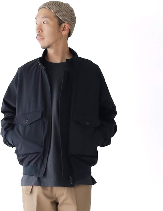 Amazon キャプテンサンシャイン バラクータ Kaptain Sunshine Baracuta ドッグイヤーカラー ラグランスリーブ フライト ジャケット Kssbc01 40 L Navy コート ジャケット 通販