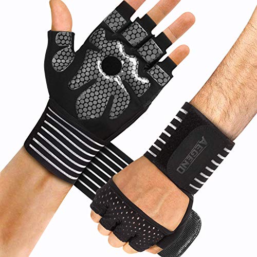 Guantes de Gym con Muñequeras,EASYTAO Guantes Gimnasio para Hombres y