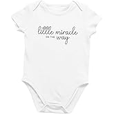 Organic GOTS Certified Baby Onesie Unisex Bodysuit 0-18 months - Baby Pregnancy Announcement