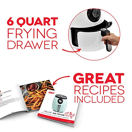 Dash Deluxe Electric Air Fryer + Oven Cooker with Temperature Control
