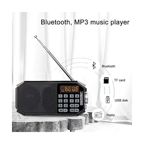 Radio Retekess TR610 FM + Parlante Bluetooth reproduce MP3 - Imagen 3