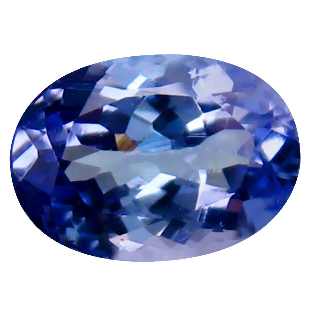 0.95ct Oval Cut Natural Loose Gemstone (7 x 5 mm) Genuine Bluish Violet Natural Natural Tanzanite