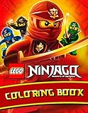 LEGO NINJAGO Masters of Spinjitzu COLORING BOOK: for kids ages 3-8 by