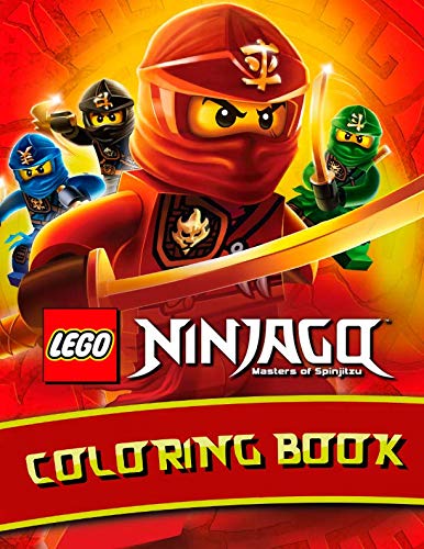 LEGO NINJAGO Masters of Spinjitzu COLORING BOOK: for kids ages 3-8 by Allan Ray