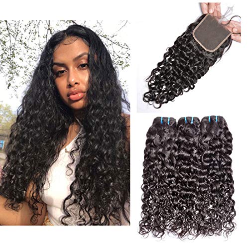 Brazilian-Water-Wave-3-Bundles-With-Closure-Wet-and-Wavy-Human-Hair-Weave-Bundles-with-Closure-Unprocessed-Virgin-Brazilian-Human-Hair-Weave-Bundles-With-4x4-Lace-Closure-Free-Part18-20-22-cl-16