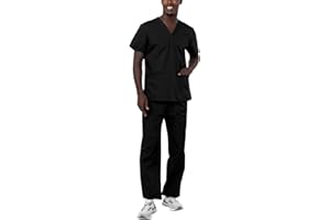 ADAR UNIFORMS Adar Universal Unisex Scrubs - Unisex Drawstring Scrub Set