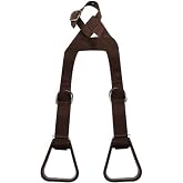 Showman Heavy Duty Nylon Adjustable Buddy Stirrup | Saddle horn attachment no tools, adjustable nylon straps hard plastic, multiple colors kids
