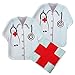 Doctor Party Shaped Plate & Napkin Sets (35+ Pieces for 16 Guests!), Doctor Party Supplies, Nurse Party Decorations, Tableware Packs