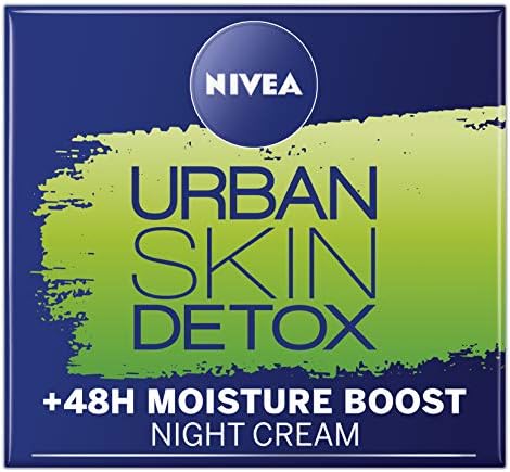 nivea daily essentials urban skin detox night gel cream