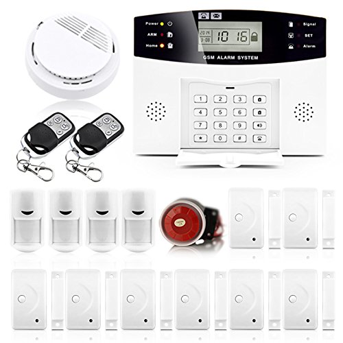 Wireless Lcd Gsm Sms Home Security Diy Burglar House Alarm System Auto Dialer