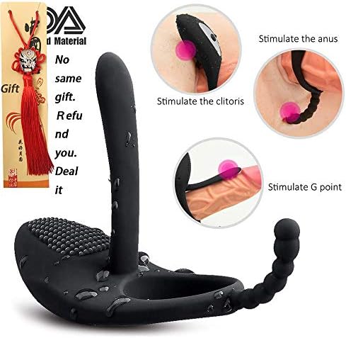 Well Ring Silicone Vibrating Rooster Ring Ring Intimacy Product Procrastinate E-jà-cùlàtion Time Last Couple Pleasure Lock Ring Adult ing Intimacy Toy,as Picture