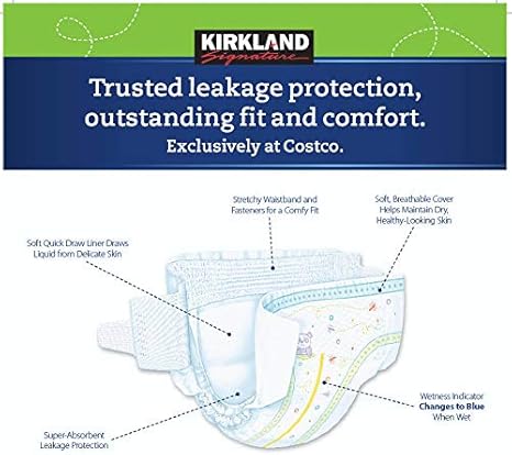 kirkland diaper size up indicator