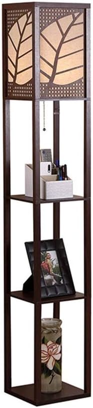 Floor Lamp Led Shelf Floor Lamp With 3 Tier Open Shelves Living