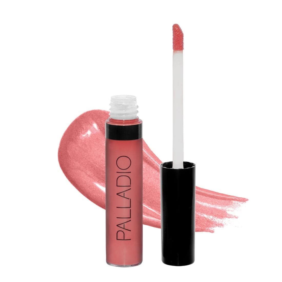 Palladio Lip Gloss, Non-Sticky Lip Gloss, Contains Vitamin E and Aloe, Offers Intense Color and Moisturization, Minimizes Lip Wrinkles, Softens Lips with Beautiful Shiny Finish, Pure Natural