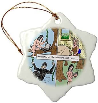 Amazon.com: Merry Tit-mas Titmas Christmas Ornament Funny ...