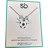 Personalized Soccer Initial Necklace, Soccer Jewelry - Soccer Player Gifts Custom Soccer Gift, Girls Soccer Jewelry, Gift for Soccer Players