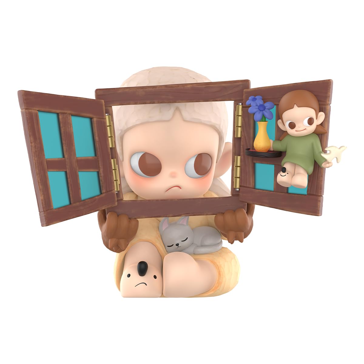 POP MART Zsiga Through Another Window Figure 1PC Articulated Character Premium Design Gifts for Women Fan-Favorite Collectible Art Toy — image 1
