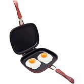 Square Double Sided Frying Pan, Kitchen Non-stick Baking Pancake Pan Omelette Trays, Indoor/Outdoor Camping Sandwich Toaster