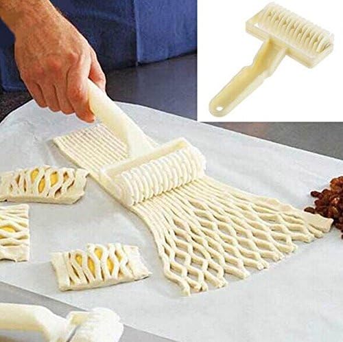 DIY Baking Tools Cookies Roller Cutter Kitchen Gadgets Hand-press Roll Tool