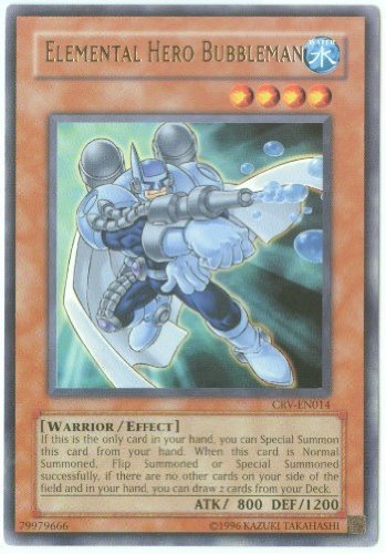 Yu-Gi-Oh! - Elemental Hero Bubbleman (CRV-EN014) - Cybernetic Revolution - Unlimited Edition - Rare