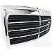 Diften 102-A8166-X01 - New Grille Grill Mercedes Mercedes-Benz 300D 300E 300TD 87 MB1200129 1248800783