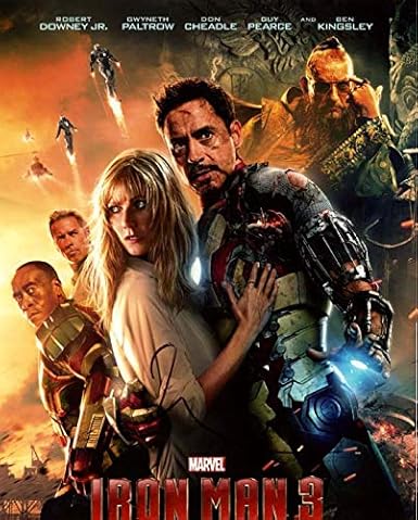 Robert Downey Jr Signed Autographed 11x14 Iron Man 3 Tony Stark
