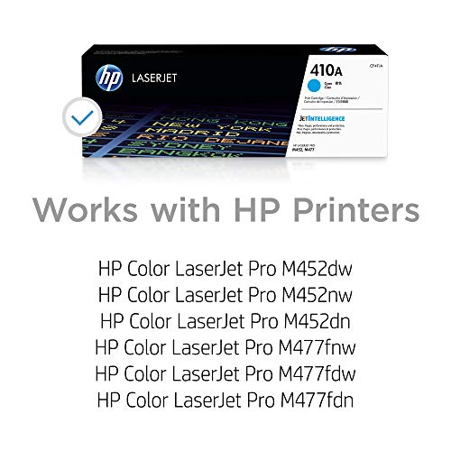 ایگرد | قیمت و خرید HP 410A | CF411A | Toner Cartridge | Cyan | Works with  HP Color LaserJet Pro M452 Series, M377dw, MFP 477 Series