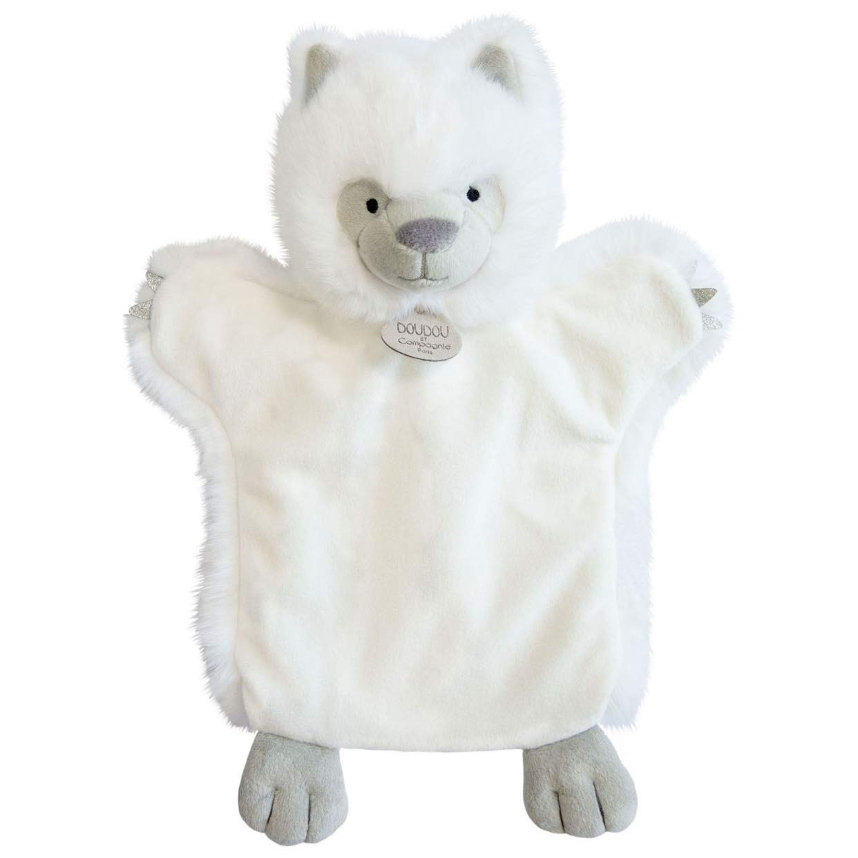Doudou et Compagnie DC3620 Cuddly Toy Wolf 25 cm White