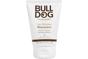 BULLDOG Mens Skincare and Grooming Face Moisturizer Age Defense, 3.3 Fluid Ounce