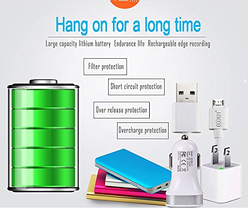 FabQuaity Waterproof Mini Camera SQ12 HD + 16GB Sport Action Camera Night Vision Camcorder 1080P DV Video Recorder Infrared Car DVR Camera Motion Detection for Bicycle Motorcycle Ski Diving Snorkeling