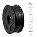 SUNLU 2KG PETG 3D Printer Filament Bundle, Super Neat Filament Spool, Strong PETG Filament 1.75mm Dimensional Accuracy +/- 0.02mm, 1KG Spool(2.2lbs), Pack of 2, Black+Black
