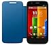 Motorola Flip Shell for Moto G - Retail Packaging - Royal Blue (1st Generation Only)