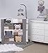 NoJo Play Day Pals Elephant/Bear/Lion/Zebra Animal 4 Piece Nursery Crib Bedding Set, Grey, Tan, Taupe, White