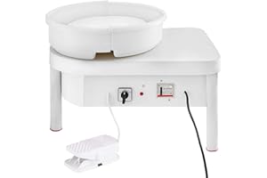 VEVOR Pottery Wheel 36cm Pottery Forming Machine with Foot Pedal Pottery Wheel for Adults 450W Electric Pottery Wheel for DIY Clay Art Craft