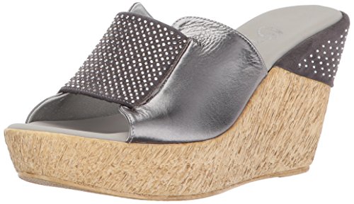 ONEX Women's Meredith Wedge Sandal, Pewter, 11 M US Want It All