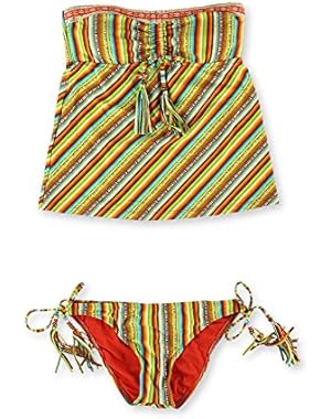 Womens Santiago Side Tie 2 Piece Tankini