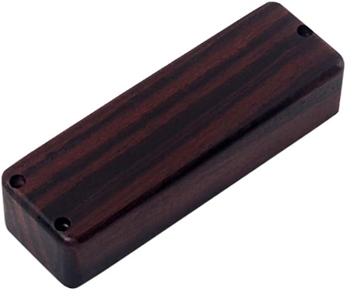 yangerous,Rose Wood Soapbar Pickup Cover for 5 String Guitar Bass Parts Musical Instrument,Replacement Repair Maintenance Accessories